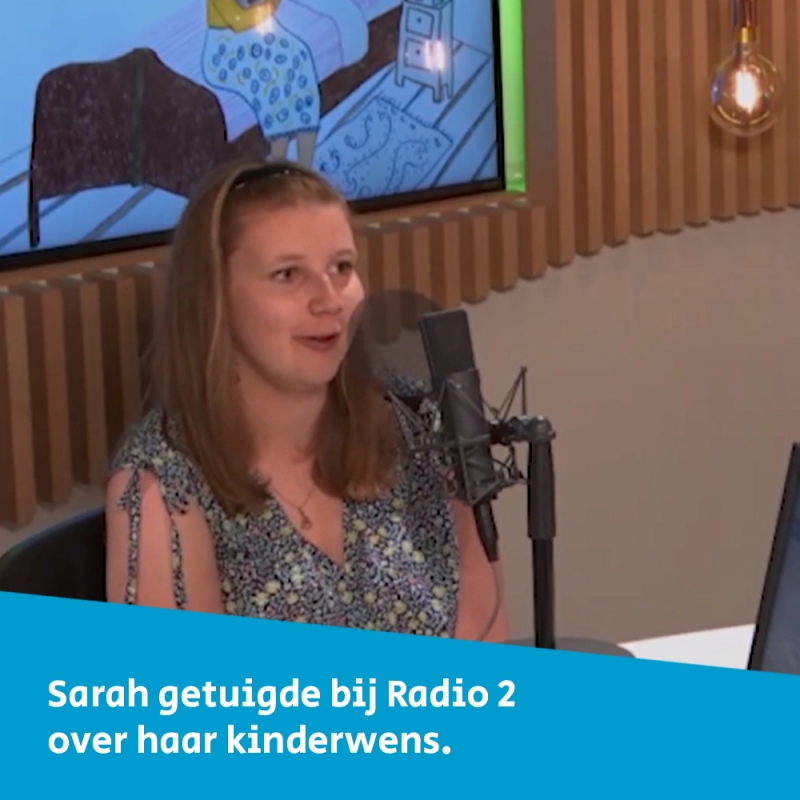 Sarah bij De Madammen op Radio 2